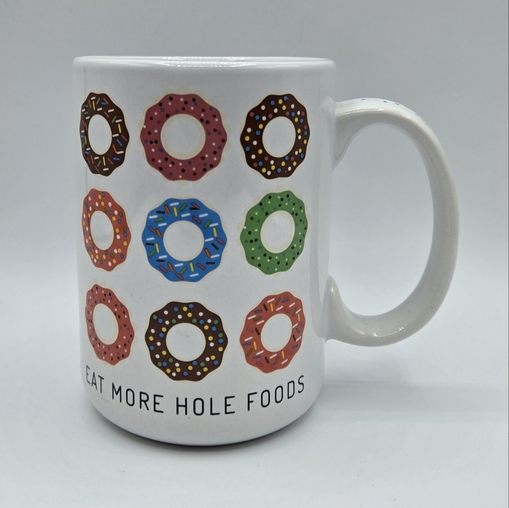 Classic Solutions Eat More Hole Foods Donut Mug
